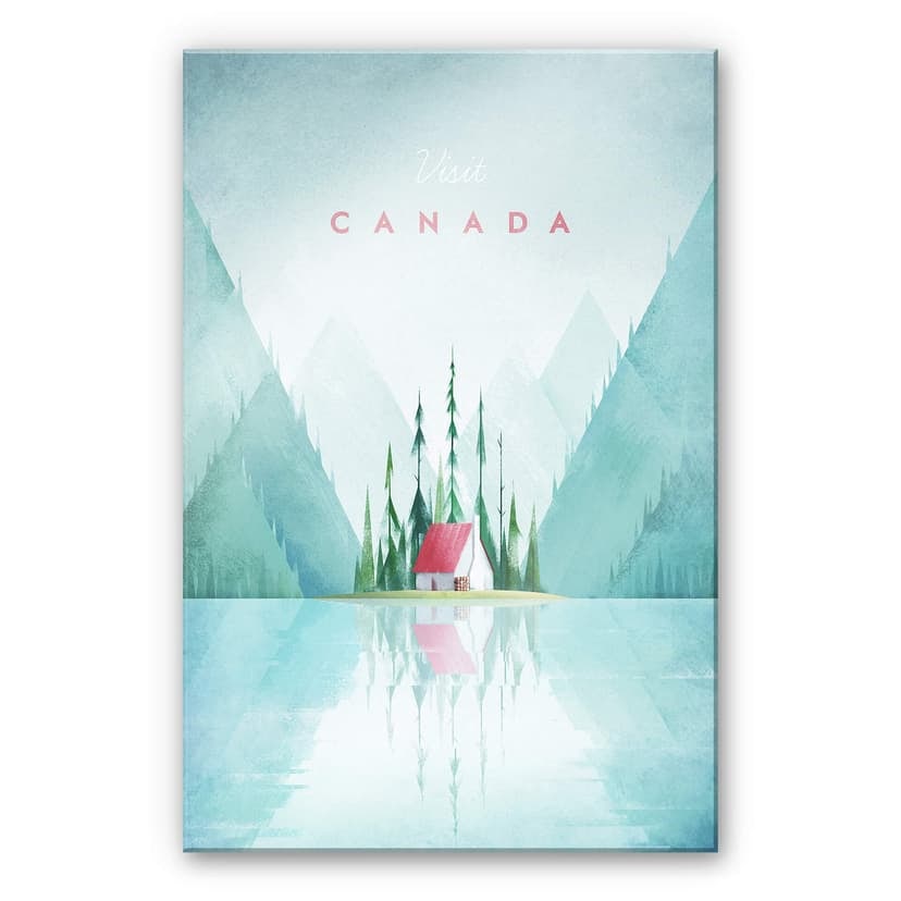 Stampa su vetro acrilico Rivers - Canada