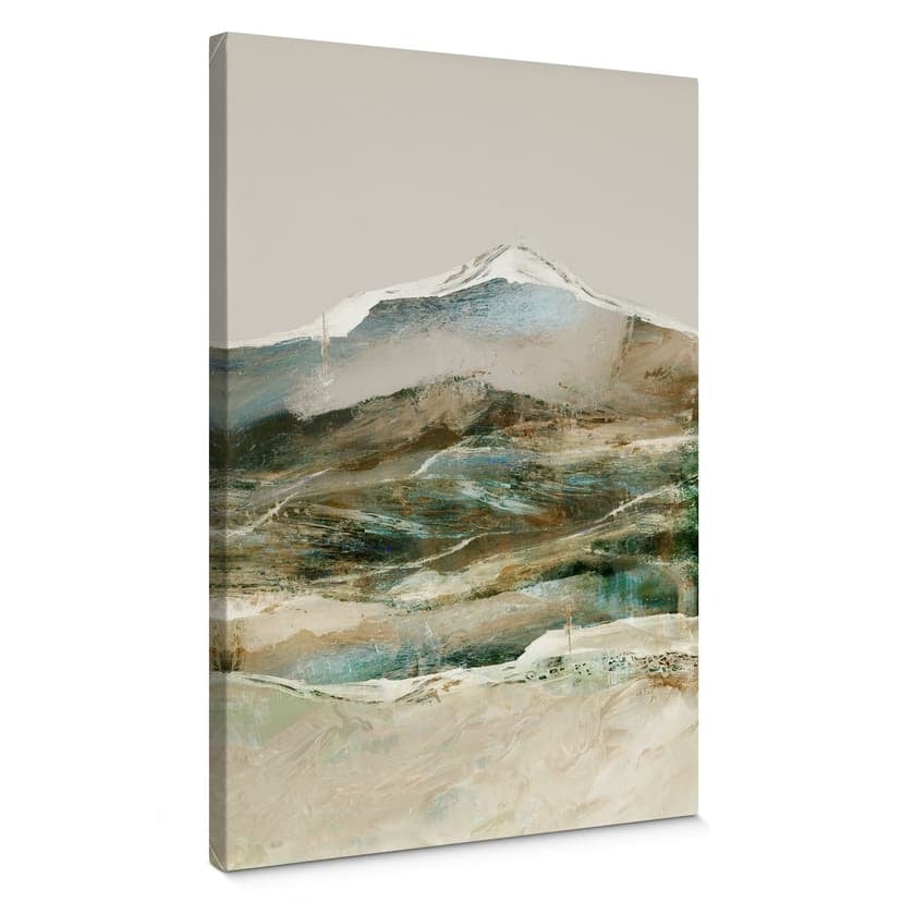 Stampa su tela Montagne astratte - Hobday