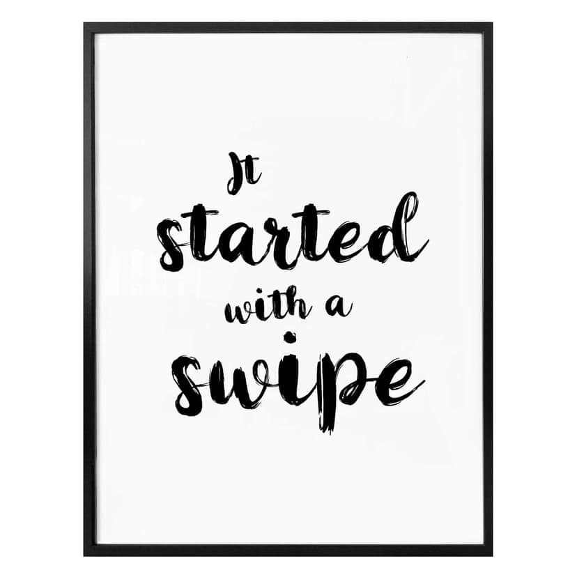 Poster - It started with a swipe