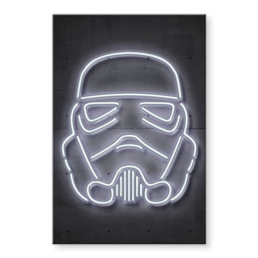 Stampa su vetro acrilico del casco Stormtrooper - Mielu