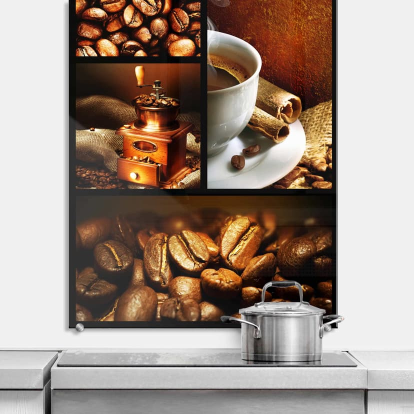Pannello paraschizzi Enjoy Coffee - verticale