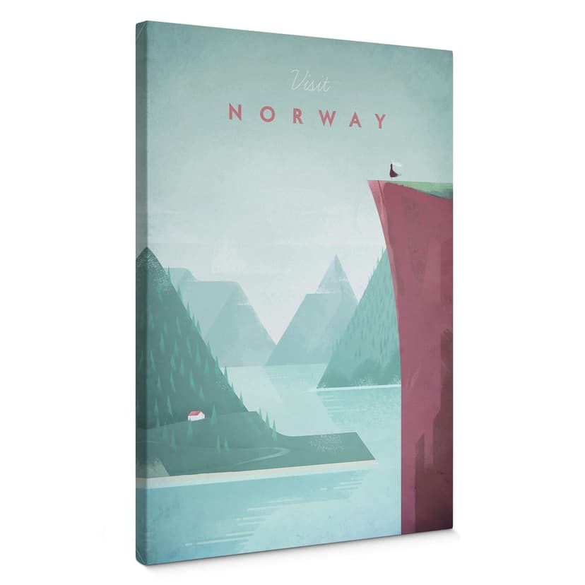Stampa su tela Rivers - Norvegia