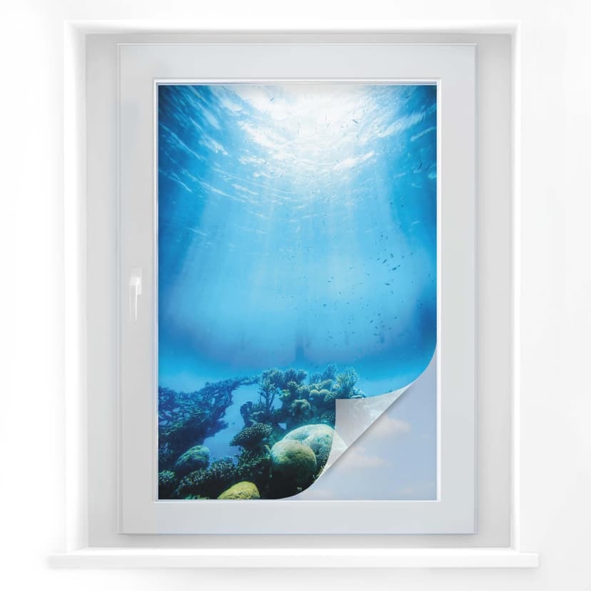Pellicola adesiva per vetri - profondo blu