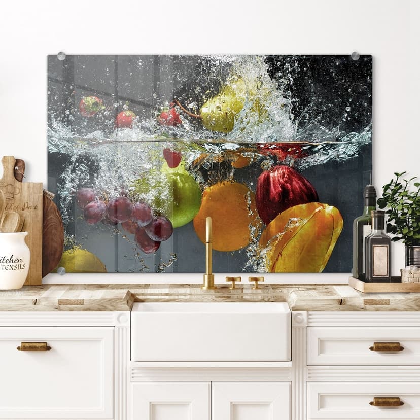 Pannello paraschizzi - Frutta rinfrescante