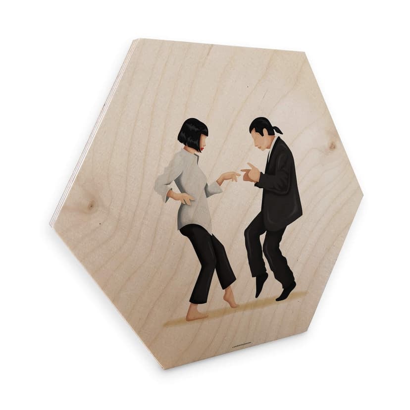 Esagoni in legno Tohmé - Pulp Fiction