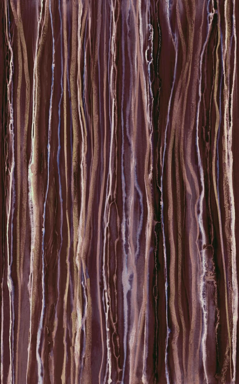 Fotomurale con motivo in legno scuro marrone con venature verticali 3,4 x 2,12 m