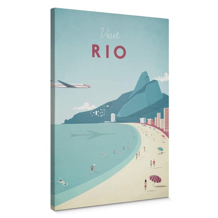 Stampa su tela Rivers - Rio de Janeiro