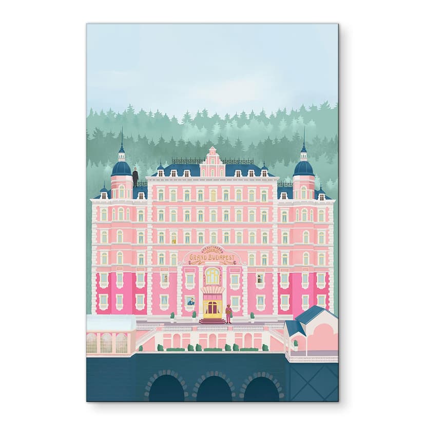 Stampe per pareti Grand Budapest Hotel - Lizde - Alu-Dibond
