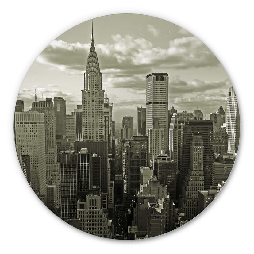 Alu-Dibond - Manhatten 2 - tondo