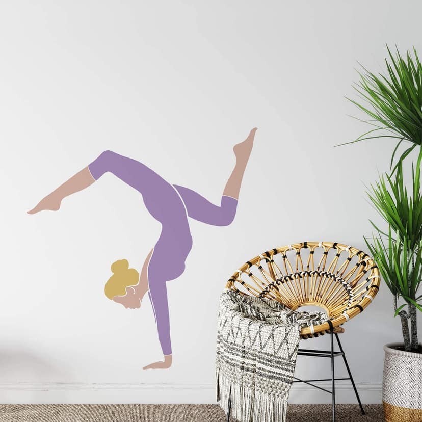 Adesivo murale Yoga - Verticale
