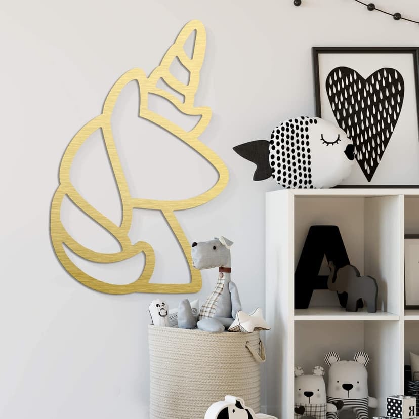Decoro in Alu-Dibond - Unicorno