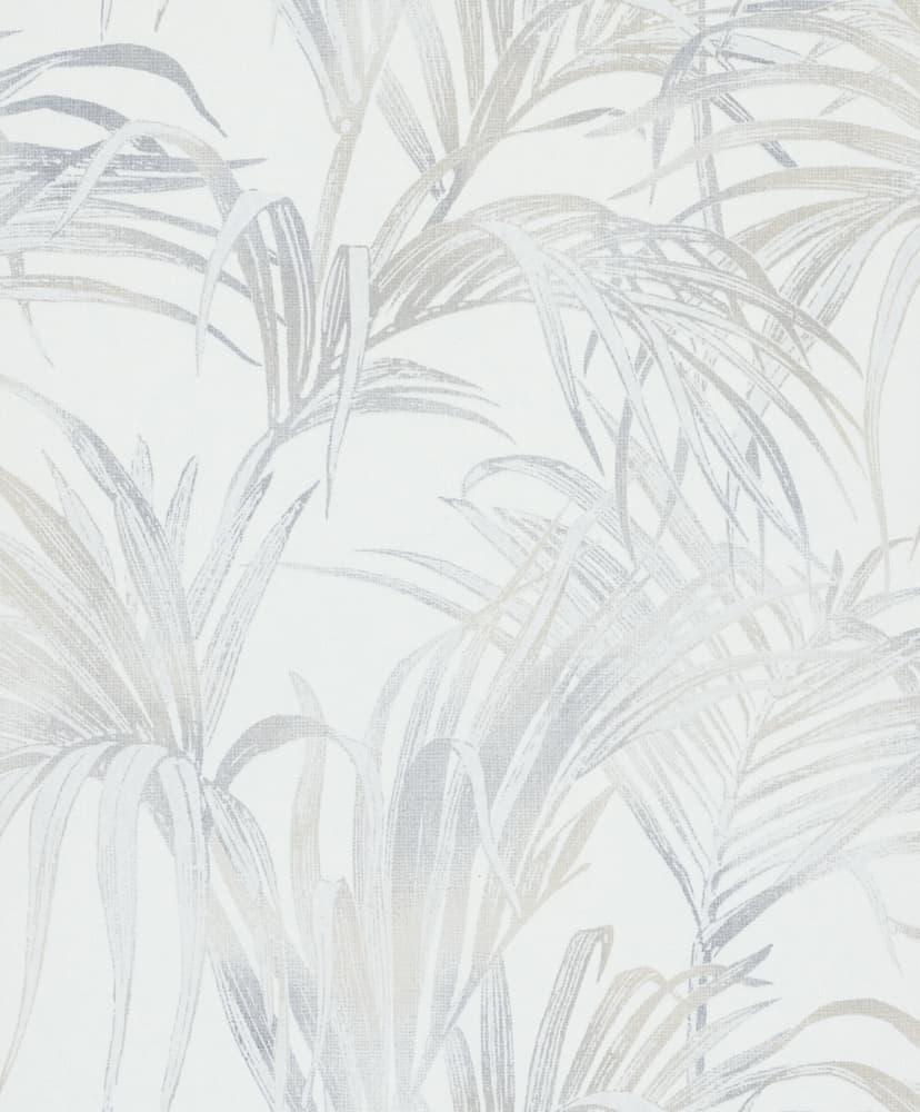 Carta da parati floreale Novamur Kylie bianco, beige