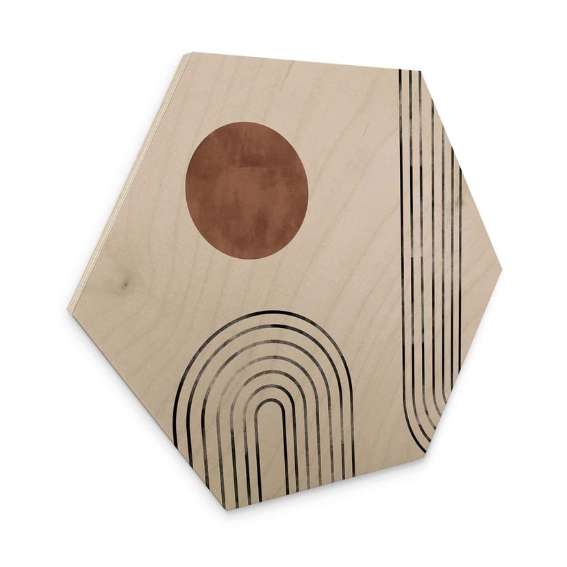 Esagono in legno 1X Studio - Archs and Buds