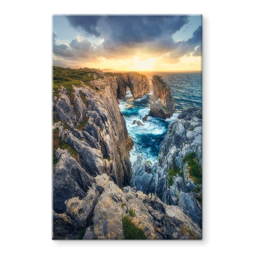 Glasbild Wiemer - Punta Peña Flecha