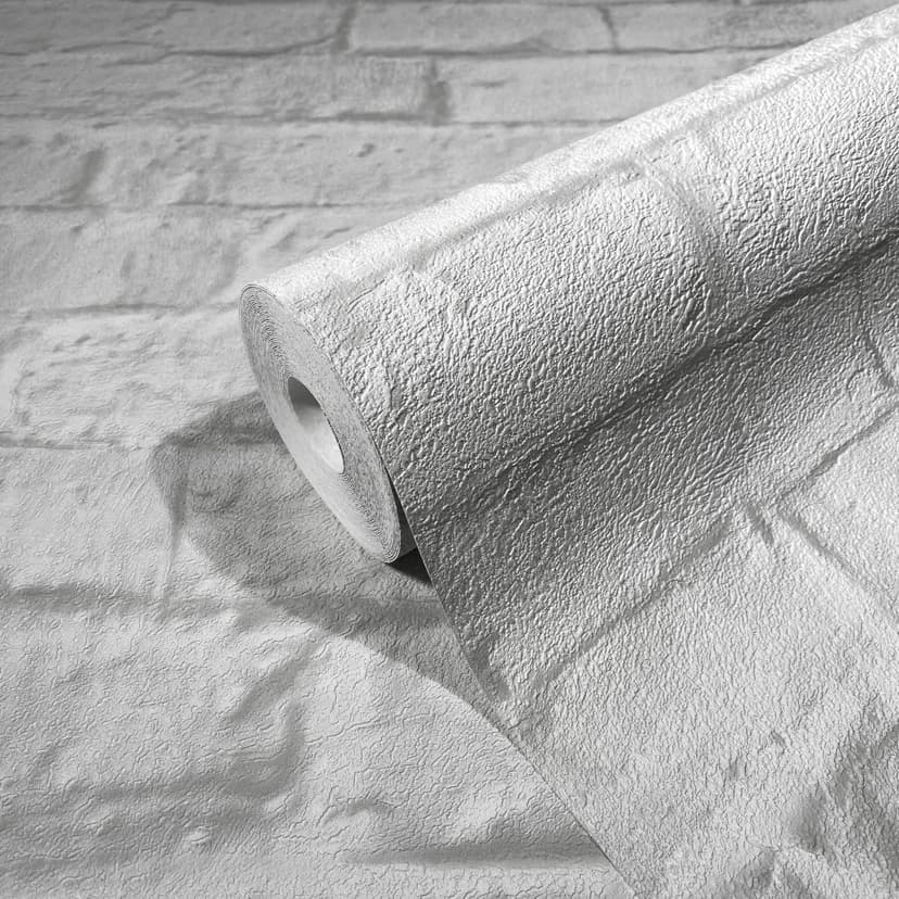 Carta da parati in tessuto non tessuto con effetto pietra 3D effetto pietra grigio