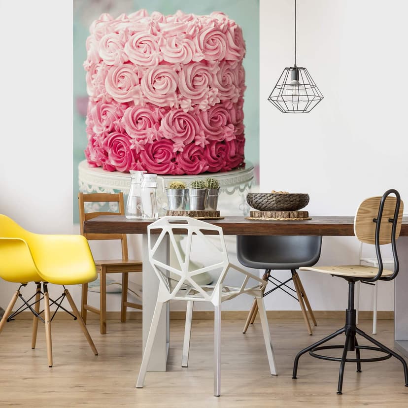 Fotomurale Torta di rose 144x260 cm