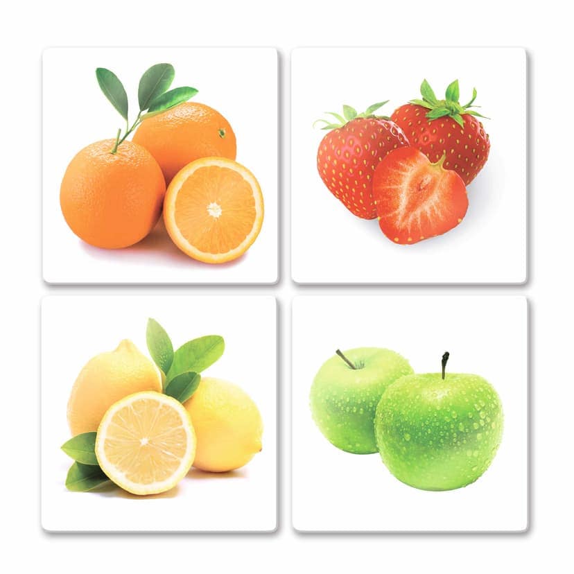 Stampa su vetro - Frutta - composizione in quattro parti