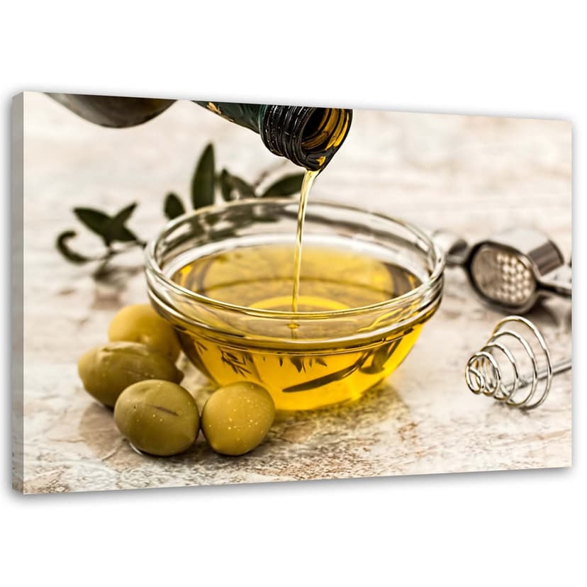 Stampe su tela, Olio d'oliva