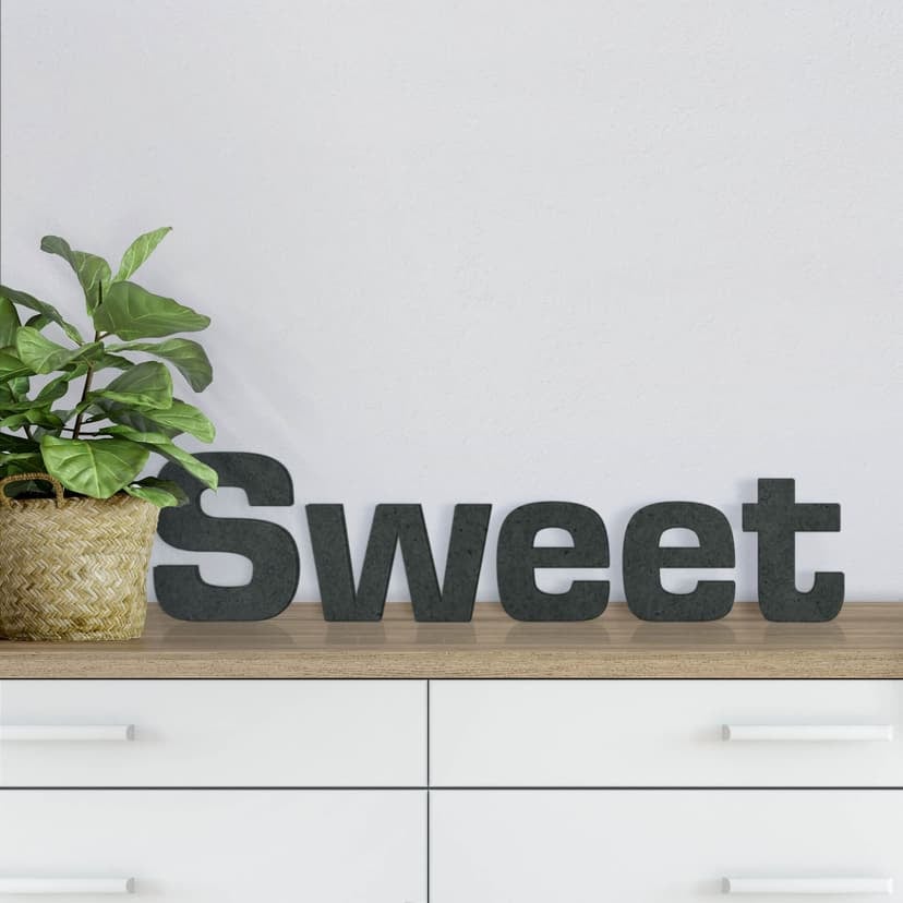 Scritta in MDF - Sweet