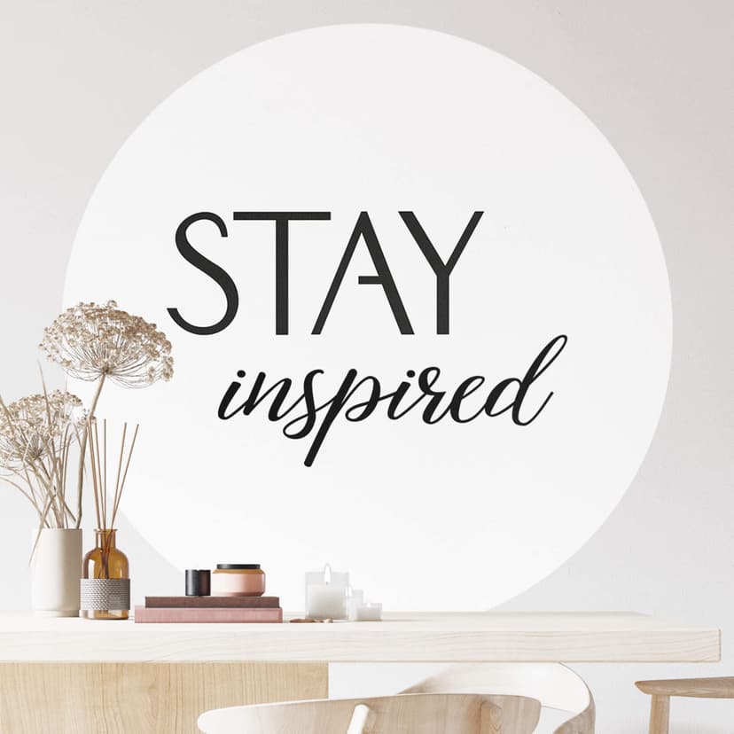 Adesivo murale Stay inspired