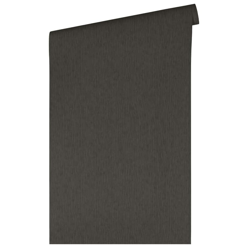 Carta da parati Versace in tessuto non tessuto nero monocromatica di design