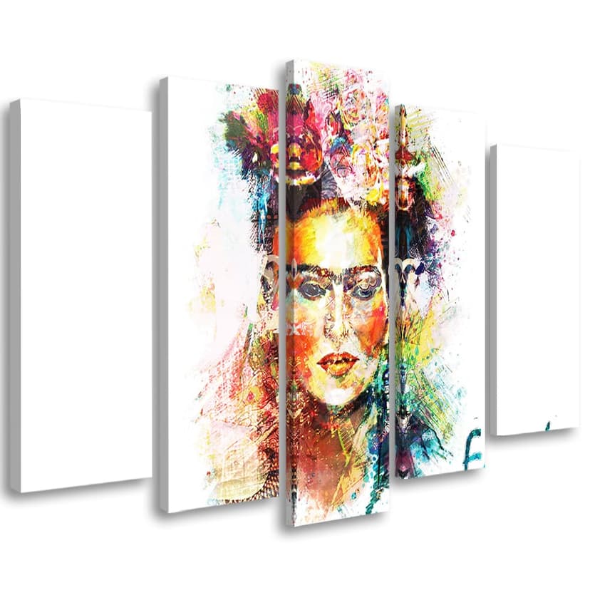 Stampa su tela 5 parti, Frida Kahlo