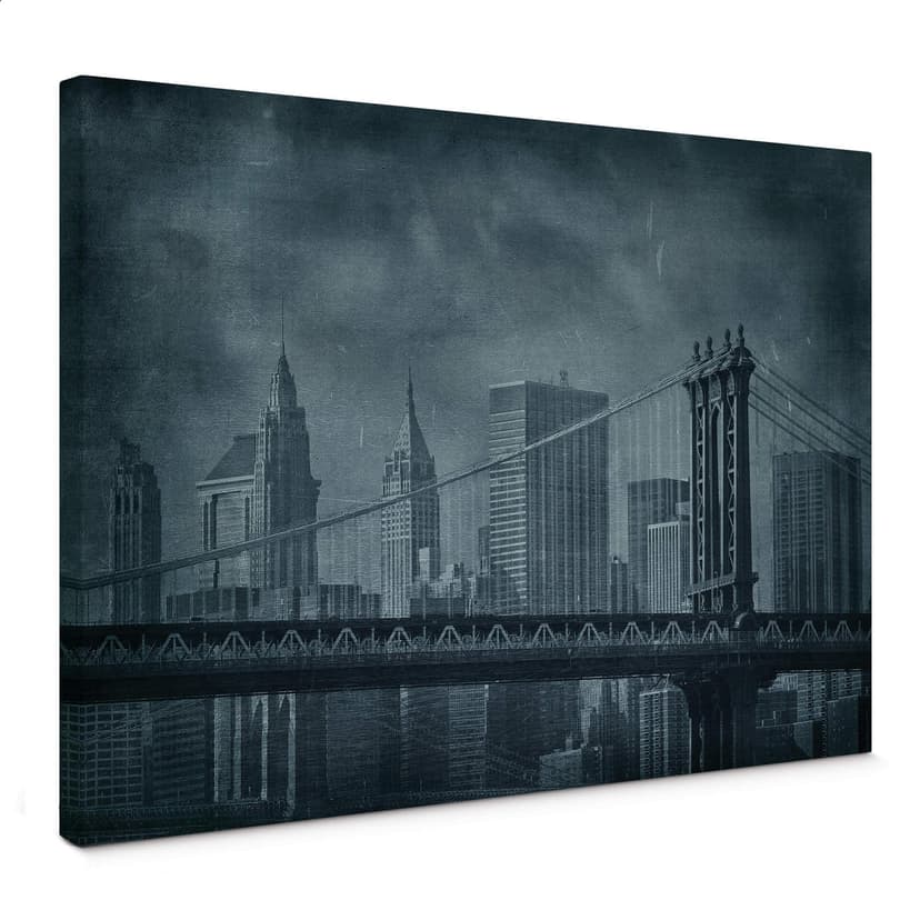 Stampa su tela - New York Bridge