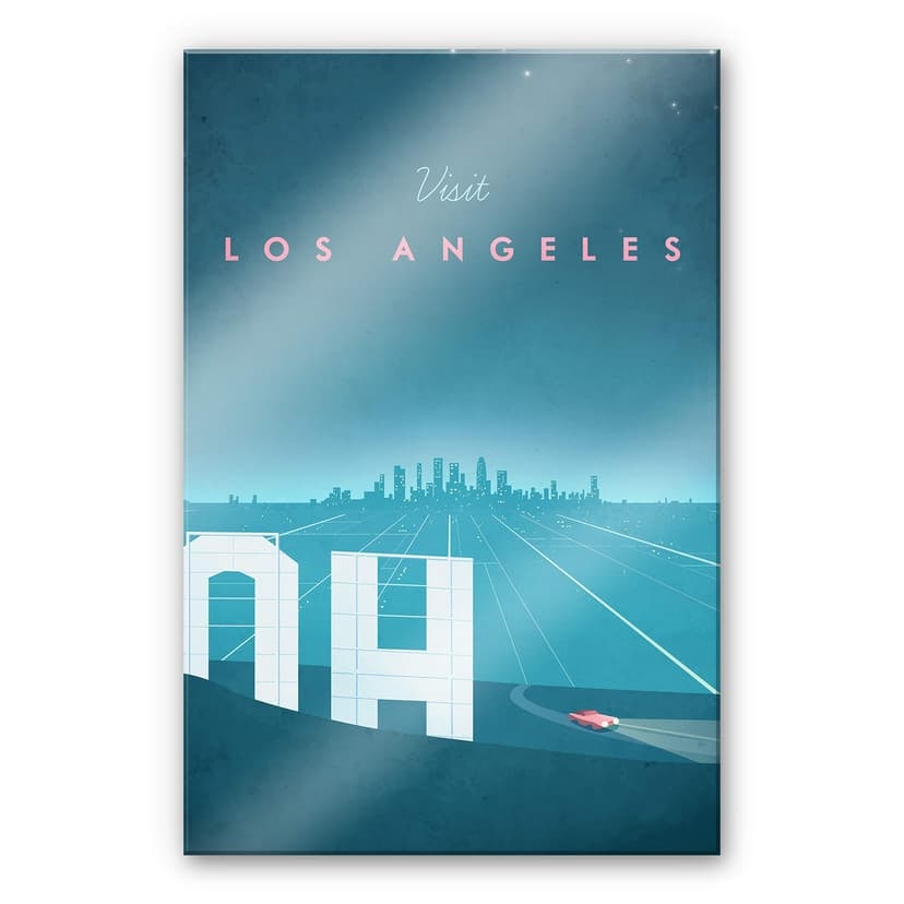 Stampa su vetro acrilico Rivers - Los Angeles