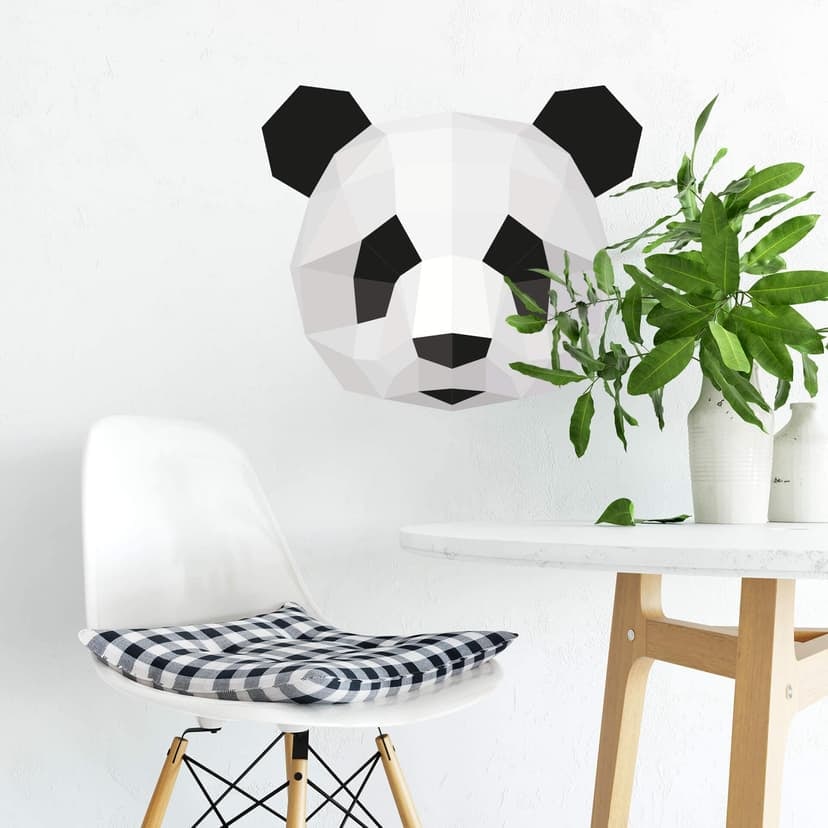 Adesivo murale geometrie - Panda