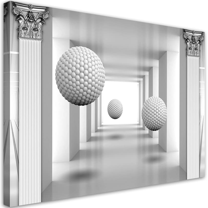 Stampe su tela, Palline in tunnel 3D