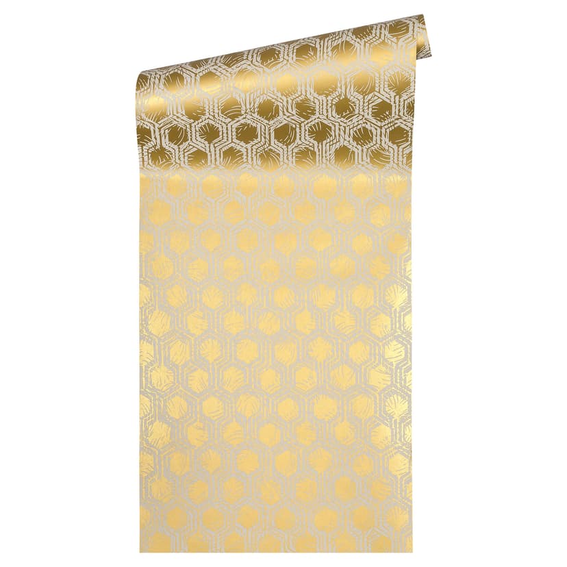 Carta da parati Alpha - Geometrie metallic