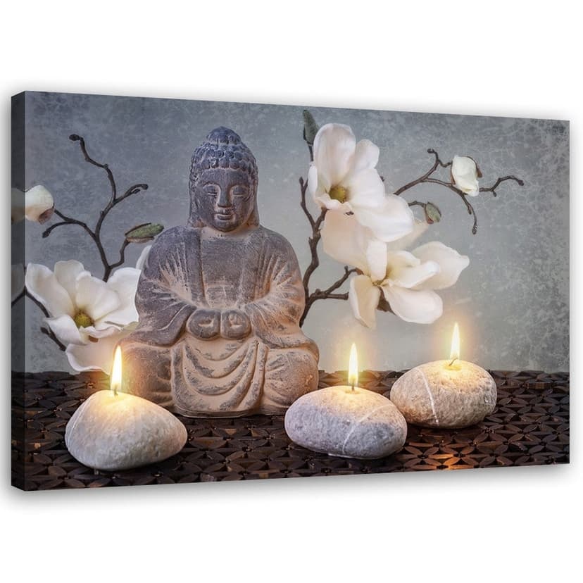 Stampe su tela, Fiori di orchidea Buddha