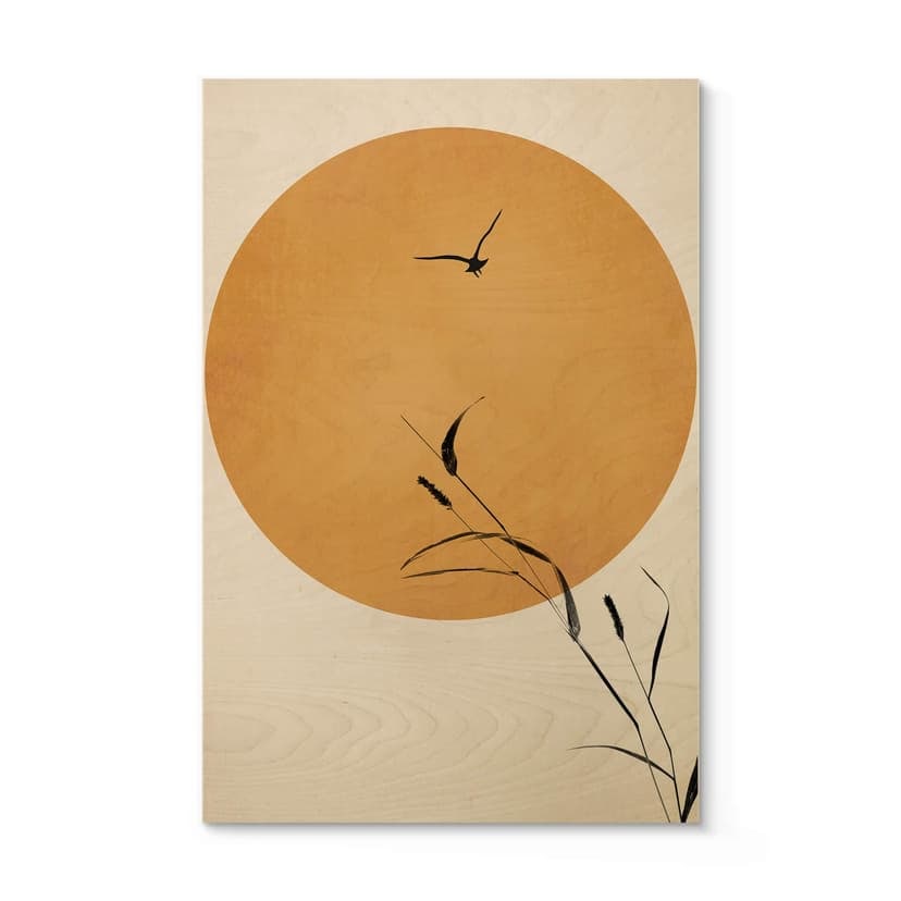 Stampa su legno Kubistika - Naturale