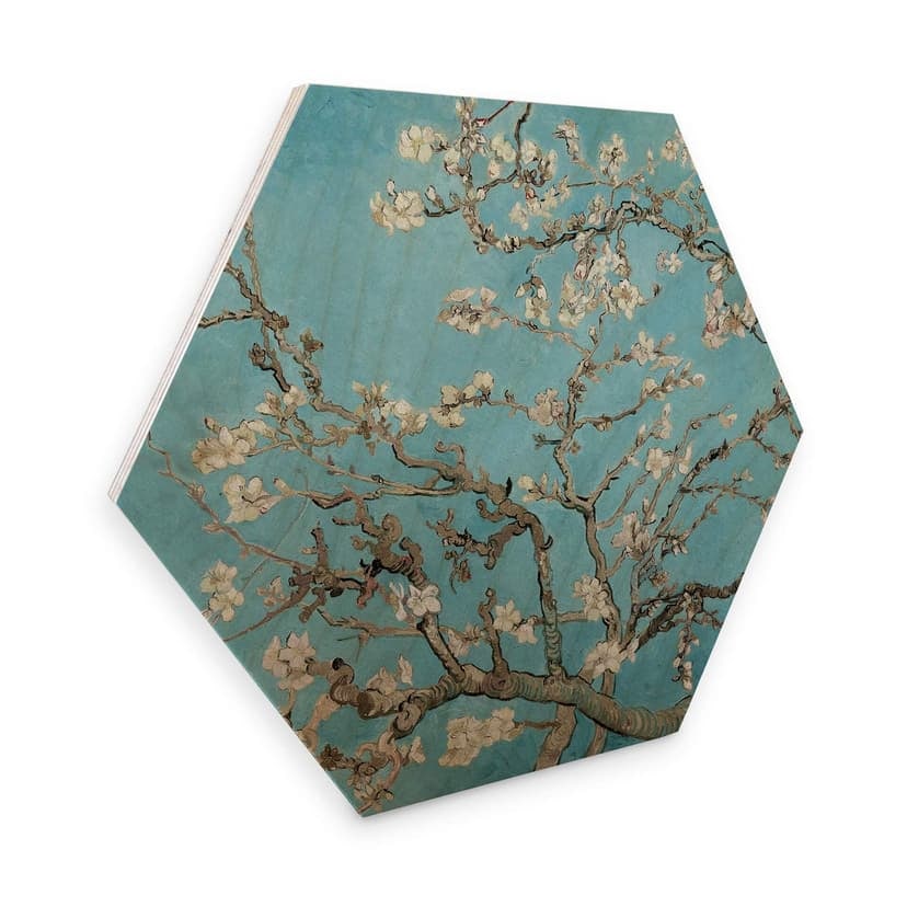 Esagoni in legno van Gogh - Mandorlo in fiore