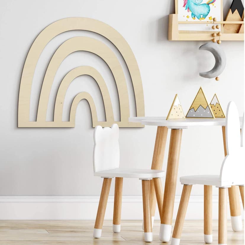 Decoro in legno - Arcobaleno