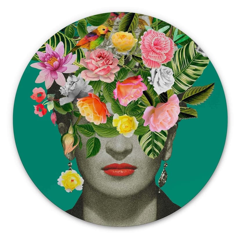 Stampa in Alu-Dibond Frida Floral Studio - Frida Floral - Ru
