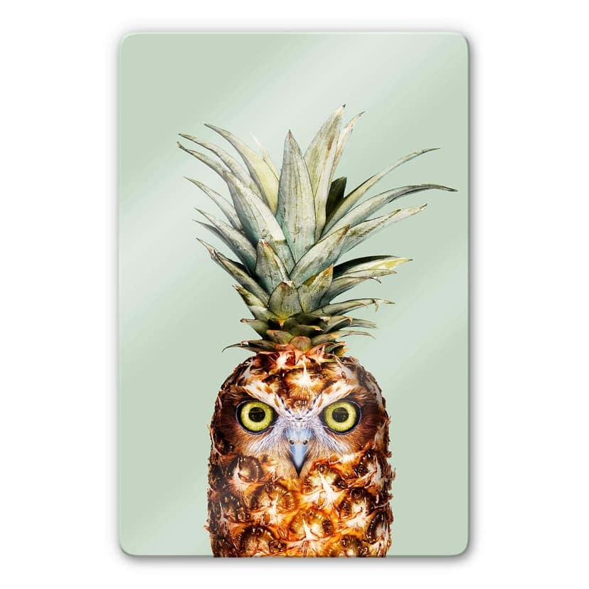 Glasbild Loose - Ananaseule