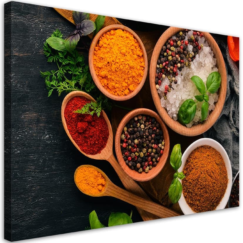 Stampe su tela, Erbe aromatiche per la cucina
