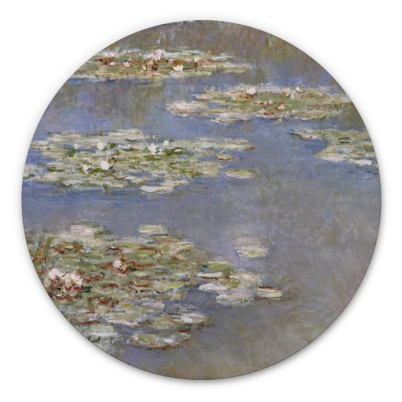 Stampa in Alu-Dibond Monet - Ninfee 1905 tondo