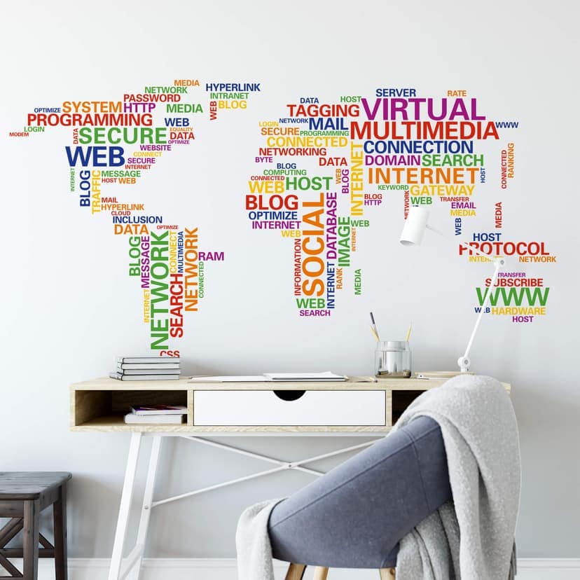 carta del mondo - Network