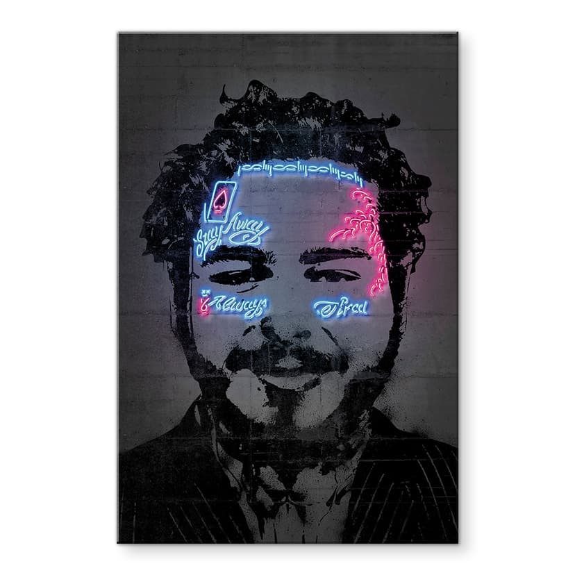 Stampa su vetro acrilico Poster Malone - Mielu