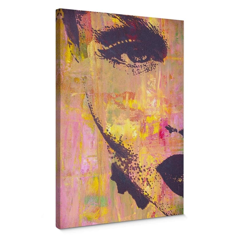 Stampa su tela - Ritratto pop-art