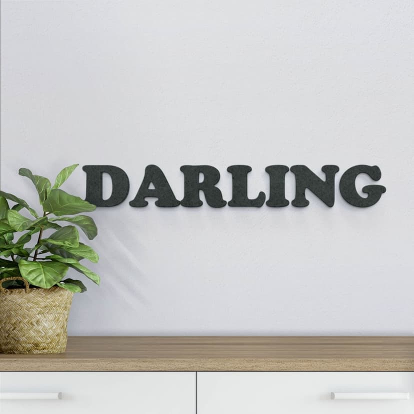 Scritta MDF - Darling