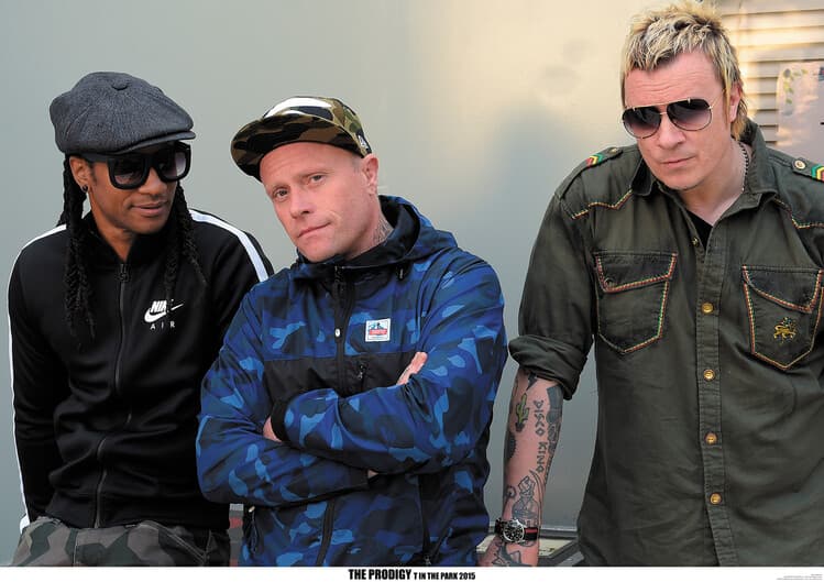 Poster The Prodigy - Backstage del festival T In The Park, Scozia luglio 2015, Poster (59,4 x 84,1 cm)