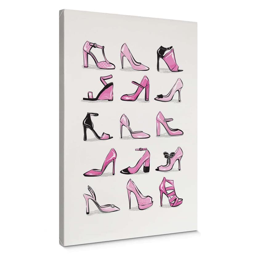 Stampa su tela Martina - Stiletto rosa