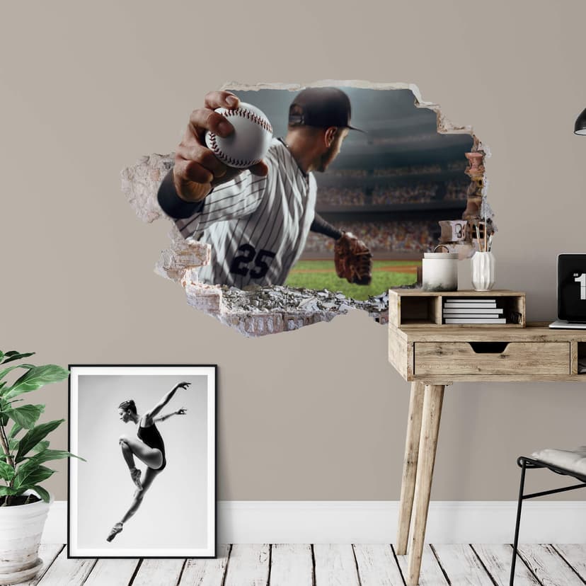 Adesivo 3D - Baseball