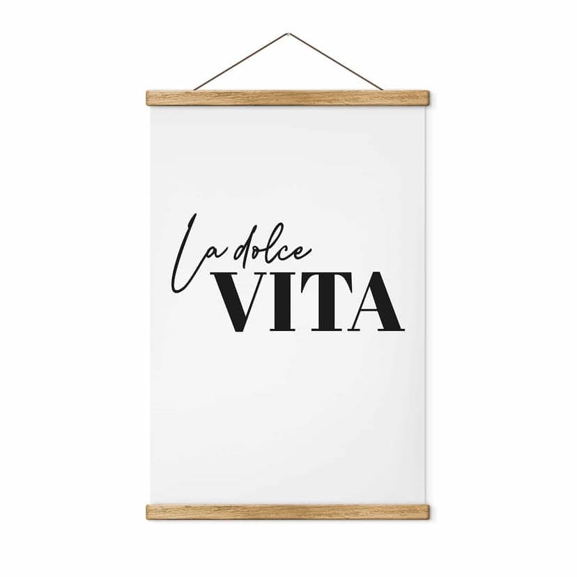 Poster tessile La Dolce Vita