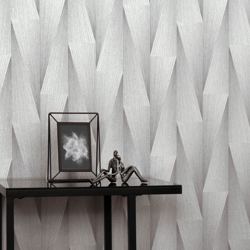 Guido Maria Kretschmer Carta da parati grafica Shift Fashion for Walls 5 grigio chiaro