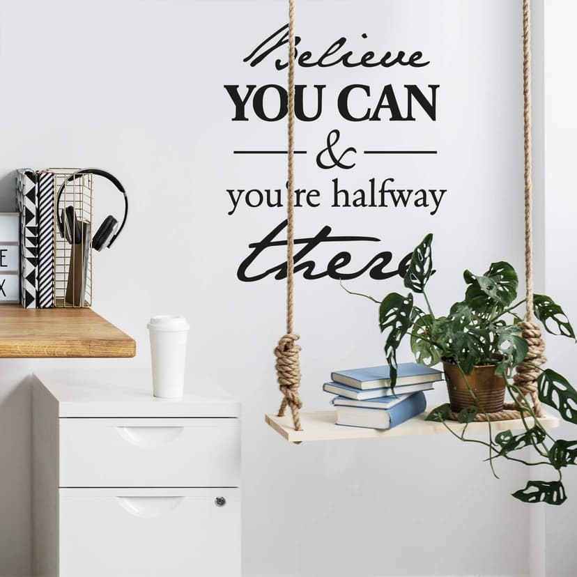 Adesivo murale - believe you can...
