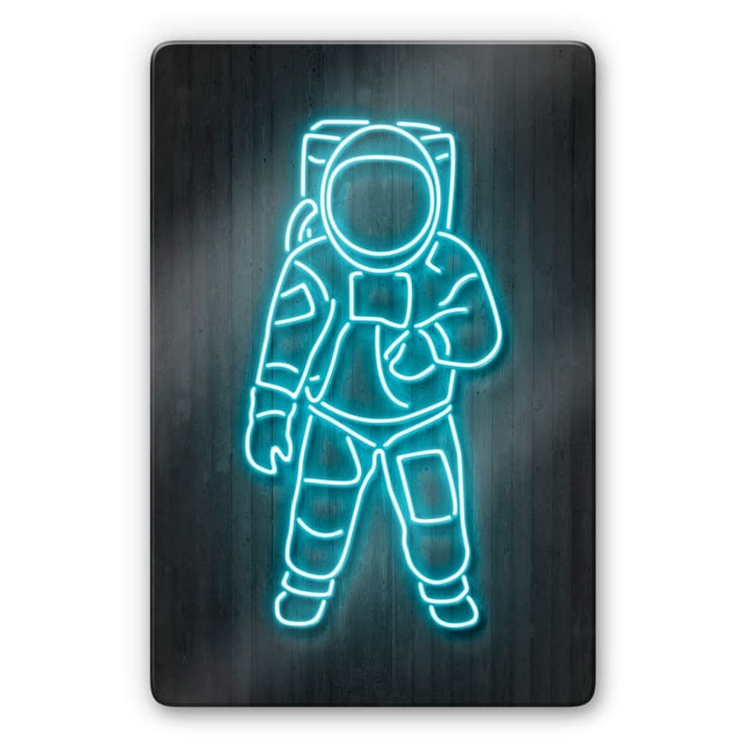 Stampa su vetro Mielu - Astronauta